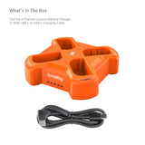 SmallRig LP-E6NH 4-Channel Camera Battery Charger