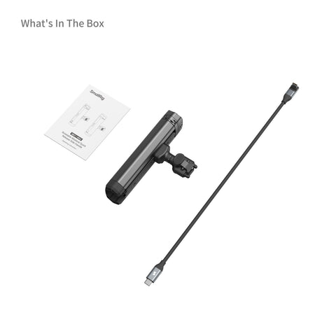 SmallRig Rotatable Bilateral Quick Release Side Handle with M.2 SSD Enclosure 4841