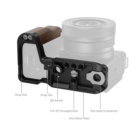 SmallRig L-Shape Mount Plate with Handle for Sony ZV-E10 II 4864