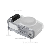 SmallRig L-Shape Mount Plate with Silicone Handle for FUJIFILM X-M5 (Silver)
