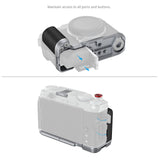 SmallRig L-Shape Mount Plate with Silicone Handle for FUJIFILM X-M5 (Silver)