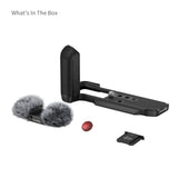 SmallRig L-Shape Mount Plate with Silicone Handle for FUJIFILM X-M5 (Black)