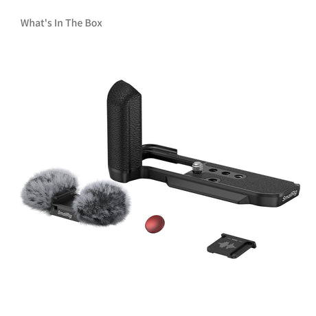 SmallRig L-Shape Mount Plate with Silicone Handle for FUJIFILM X-M5 (Black)