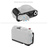 SmallRig L-Shape Mount Plate with Silicone Handle for FUJIFILM X-M5 (Black)