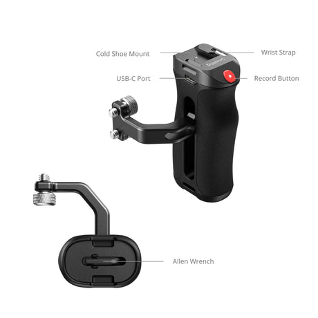 SmallRig Side Handle with Rec Trigger (1/4"-20 Screws)