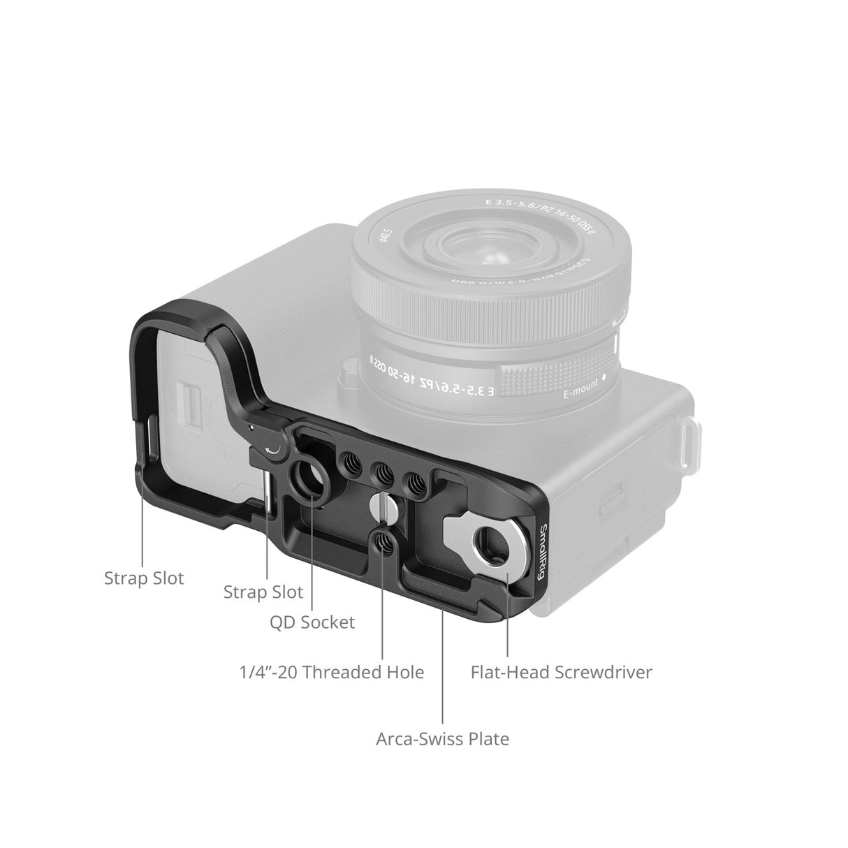 SmallRig Bottom Mount Plate for Sony ZV-E10 II 4950
