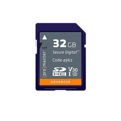 ProMaster SDHC 32GB Advanced UHS-I V30 Memory Card - Image 1