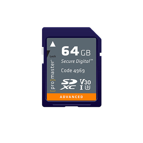 ProMaster SDXC 64GB Advanced UHS-I V30 Memory Card - Image 1