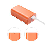SmallRig NP-F550 USB-C Rechargeable Camera Battery (Orange)