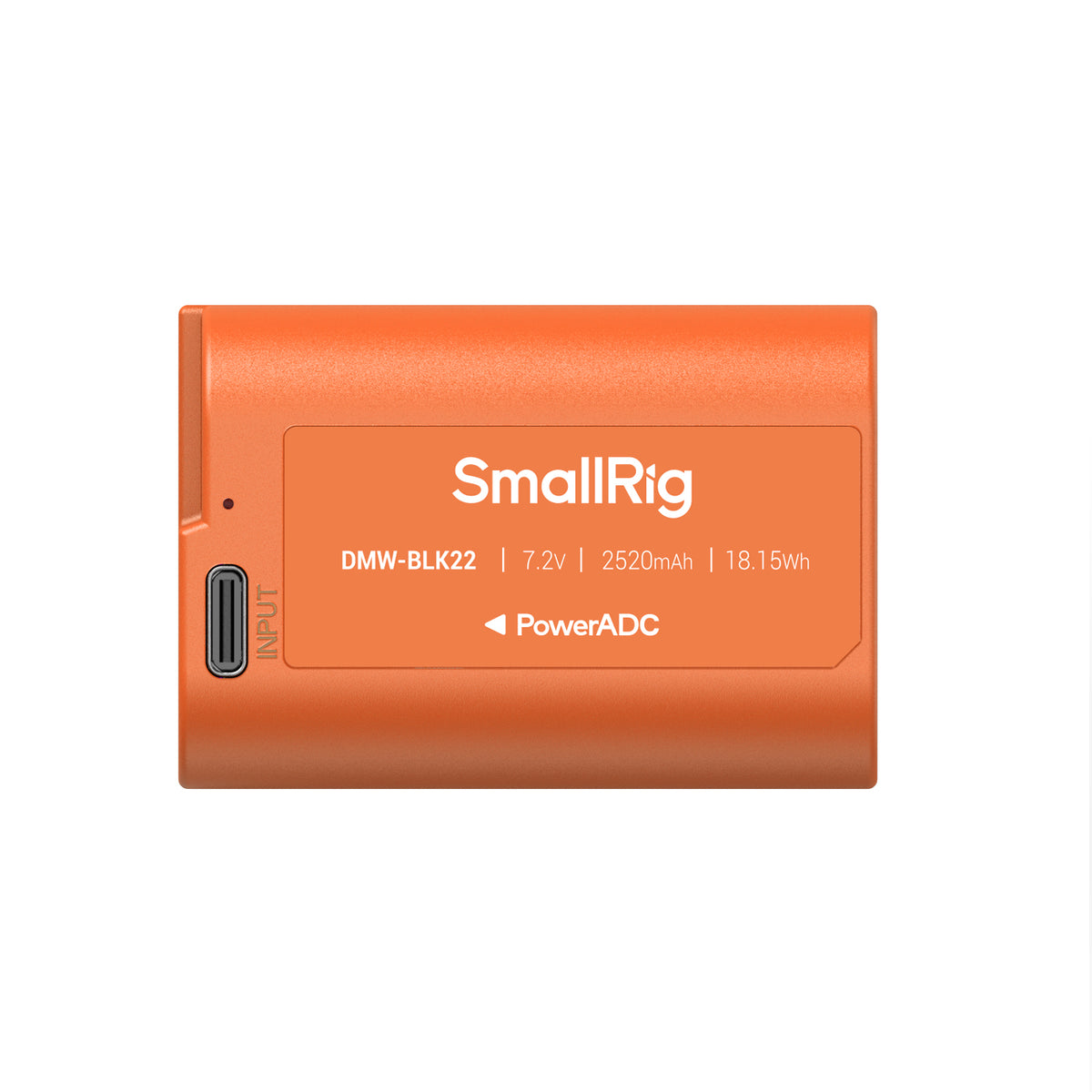 SmallRig DMW-BLK22 USB-C Rechargeable Camera Battery (Orange)