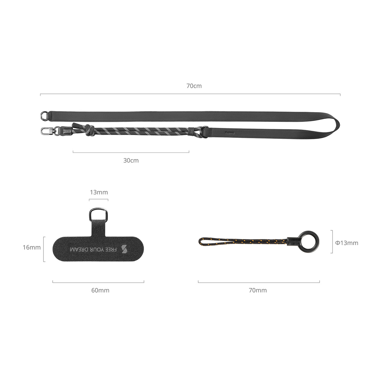 SmallRig FilMov Phone Shoulder Strap (Black)