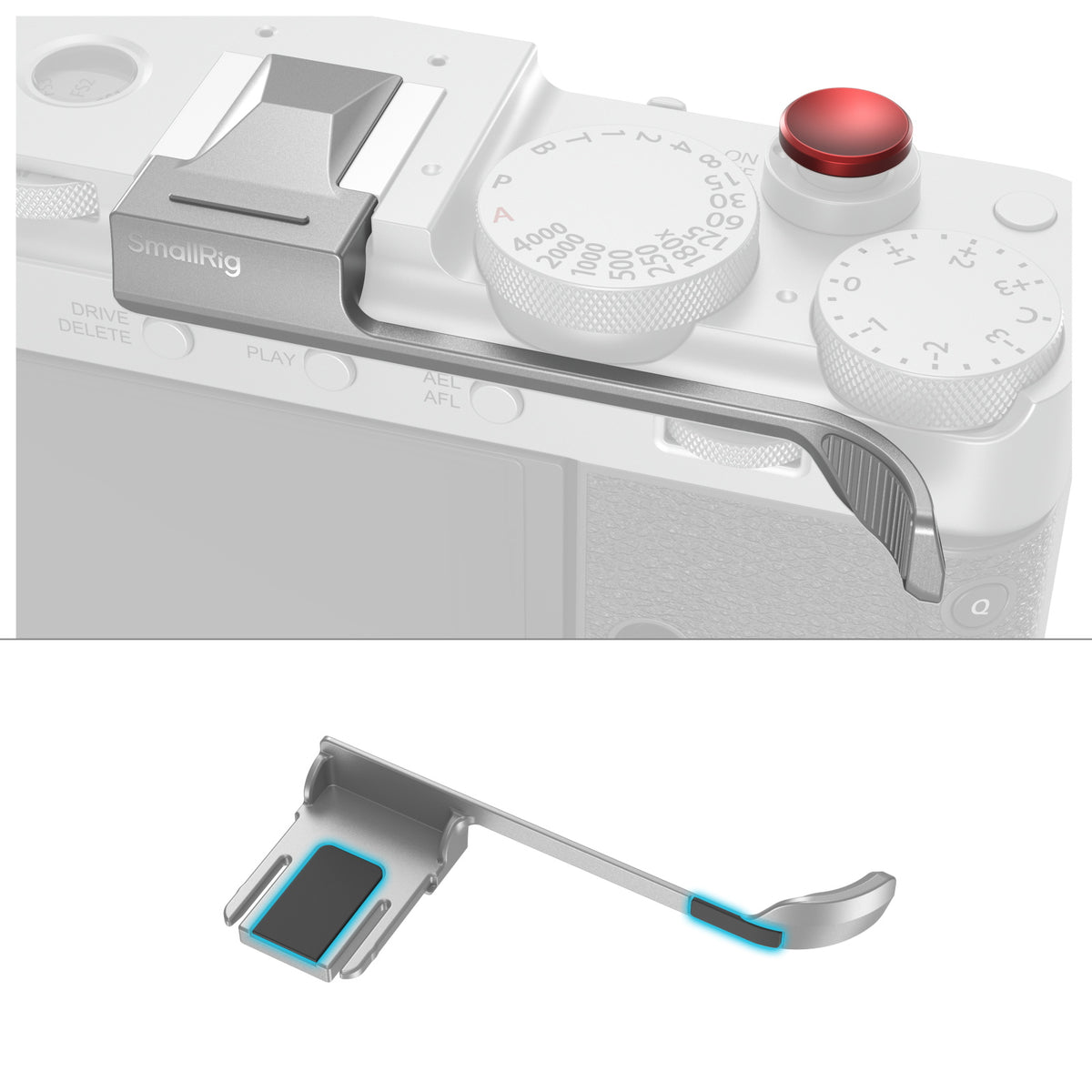 SmallRig Thumb Grip for FUJIFILM X-E5 (Silver) 5451 — 3