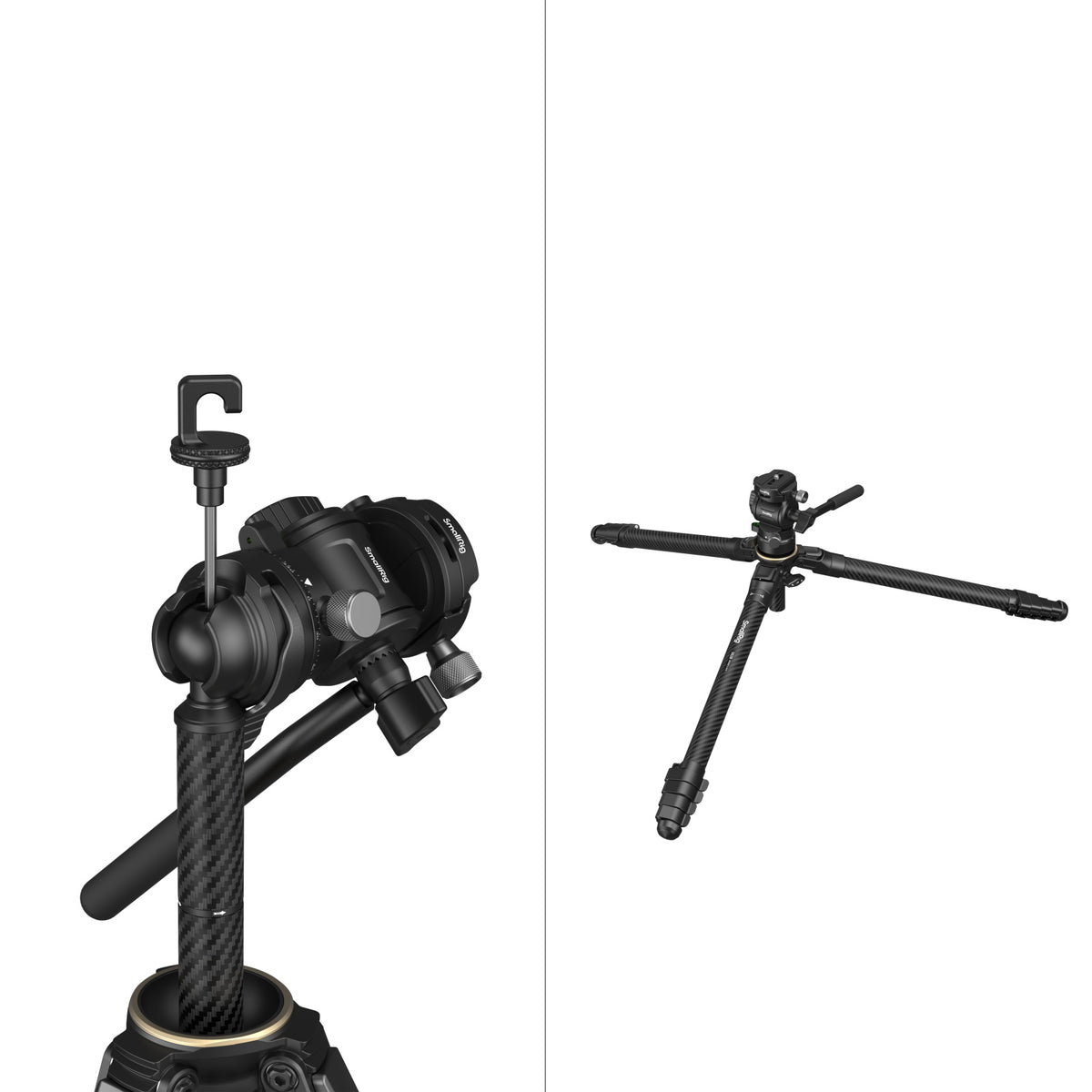 SmallRig Portable Carbon Fiber Travel Tripod Kit