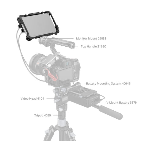 SmallRig Monitor Cage Kit for Atomos Shinobi II / GO 5030
