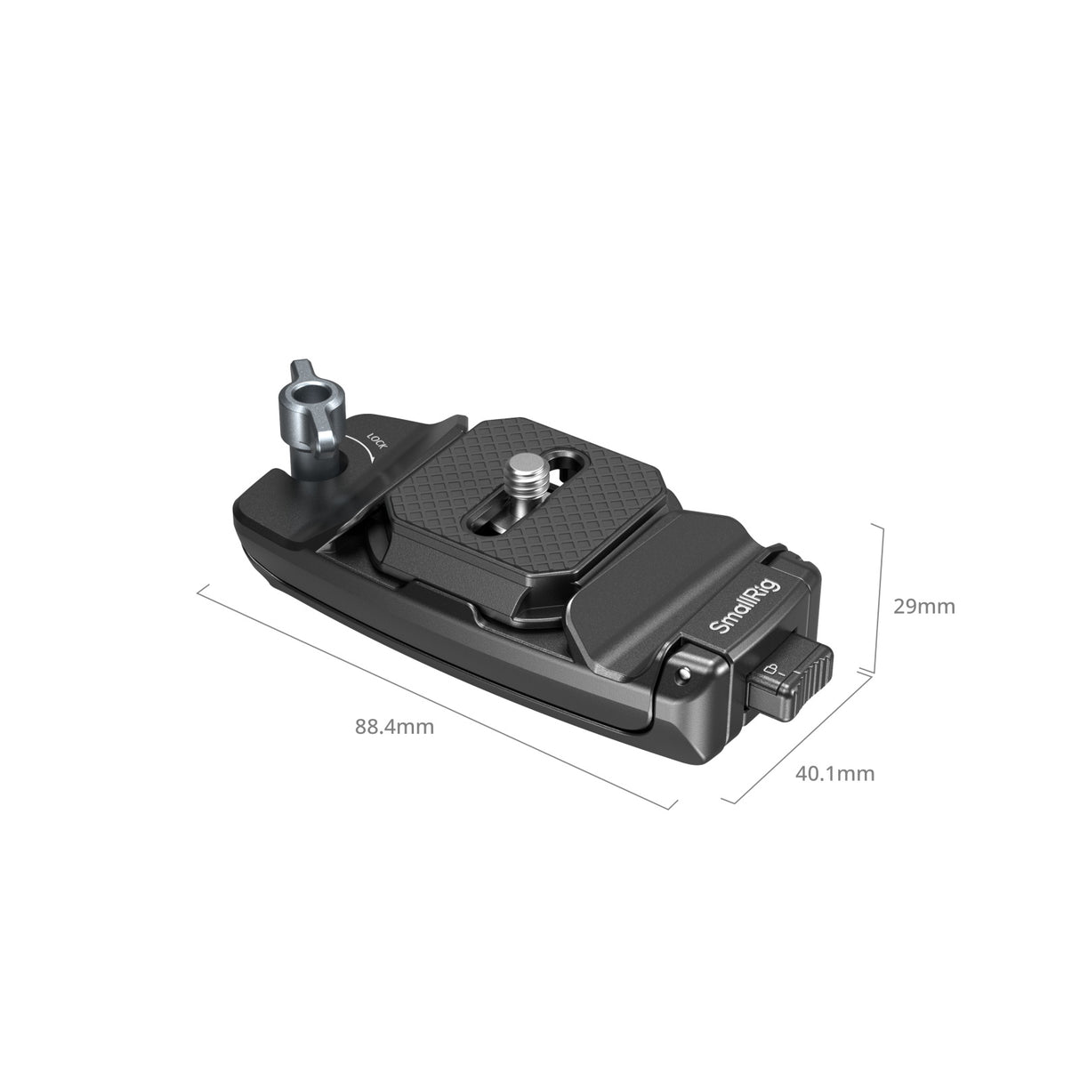SmallRig Camera Clip with Quick Release Mount Plate Kit