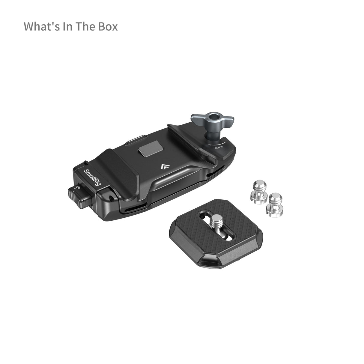 SmallRig Camera Clip with Quick Release Mount Plate Kit