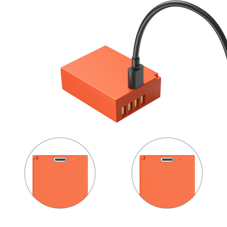 SmallRig NP-W126S USB-C Rechargeable Camera Battery (Orange)
