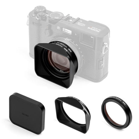 NiSi X100 Series NC UV Filter with 49mm Filter Adaptor, Metal Lens Hood and Lens Cap