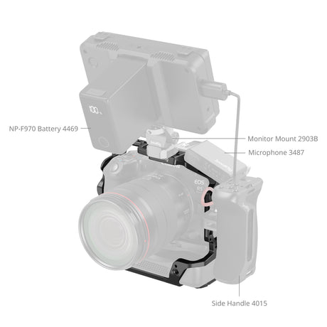 SmallRig Cage for Canon EOS R5 Mark II with Cooling Fan CF-R20EP