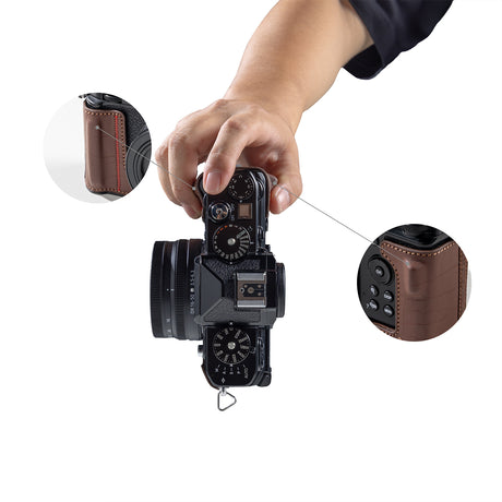 SmallRig Leather Case Kit for Nikon Z f (Brown)