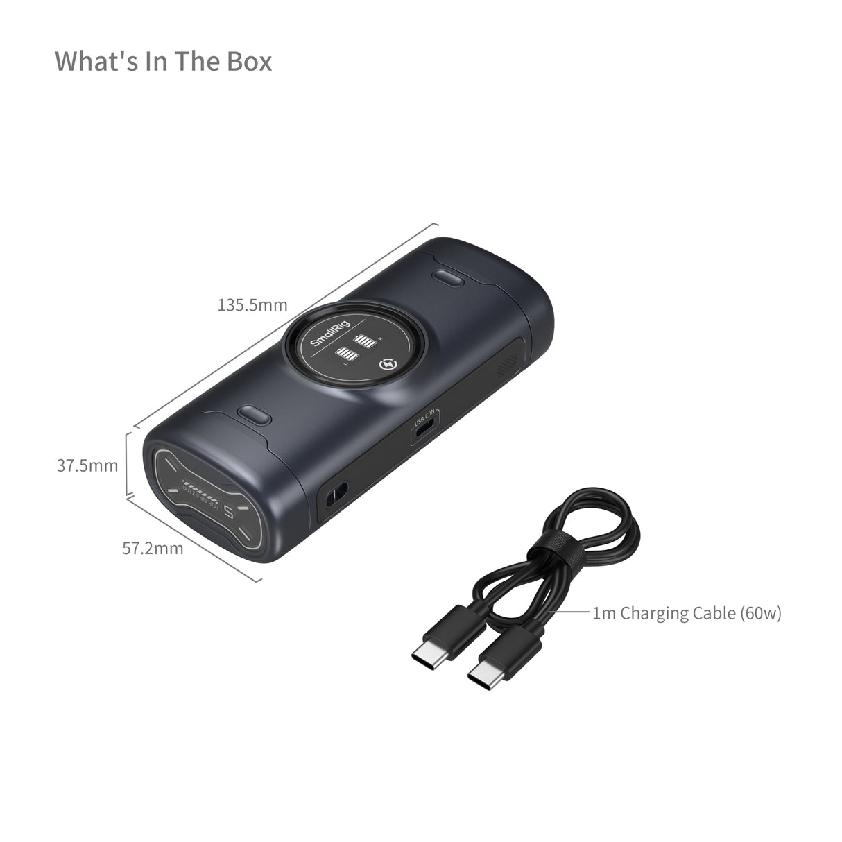 SmallRig Portable Charger Case for NP-FZ100 Camera Batteries