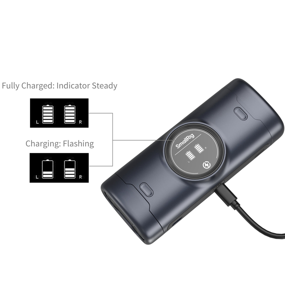 SmallRig Portable Charger Case for EN-EL15c Camera Batteries