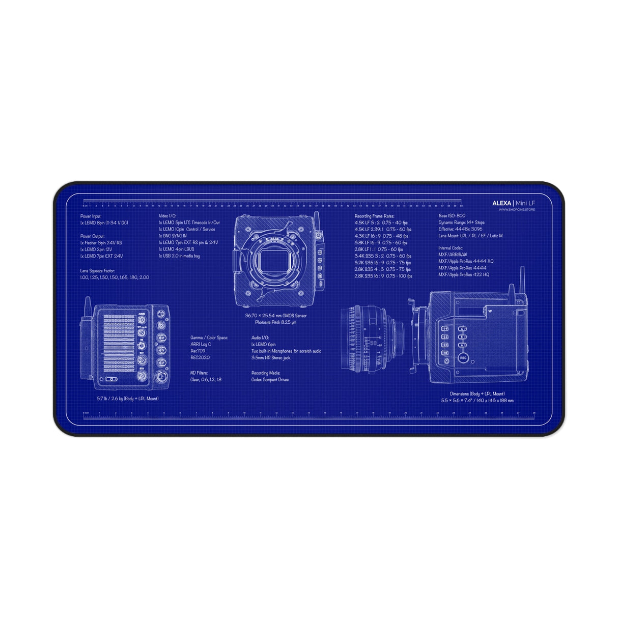 ALEXA Mini LF | Blueprint Camera Mat