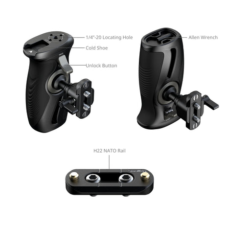 SmallRig Rotating Side Handle with NATO Clamp