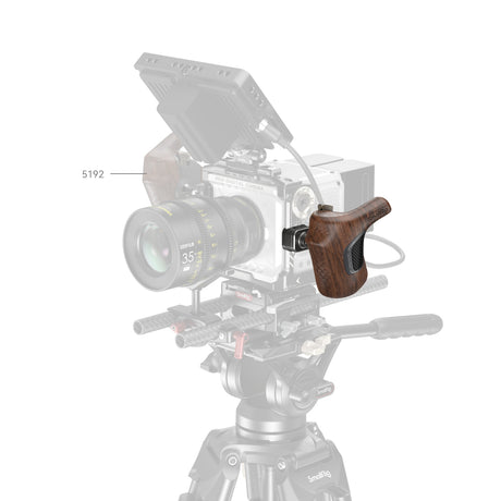 SmallRig "ImageGrip" Series Wooden Handle with NATO Clamp (Left Side)
