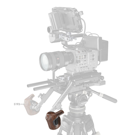 SmallRig "ImageGrip" Series Wooden Handle with ARRI Rosette (Left Side)