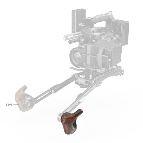 SmallRig "ImageGrip" Series Wooden Handle with ARRI Rosette (Left Side)