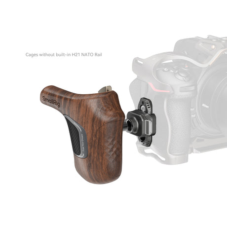 SmallRig "ImageGrip" Series Wooden Handle with NATO Clamp (Right Side)