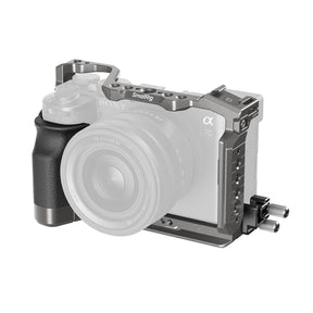 SmallRig “HawkLock” Quick Release Cage Kit with Silicone Handle for Sony Alpha 7C II / 7CR