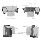 SmallRig “HawkLock” Quick Release Cage Kit with Silicone Handle for Sony Alpha 7C II / 7CR