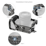 SmallRig “HawkLock” Quick Release Cage Kit with Silicone Handle for Sony Alpha 7C II / 7CR