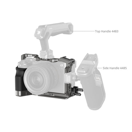 SmallRig “HawkLock” Quick Release Cage Kit with Silicone Handle for Sony Alpha 7C II / 7CR