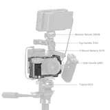 SmallRig “HawkLock” Quick Release Cage Kit with Silicone Handle for Sony Alpha 7C II / 7CR
