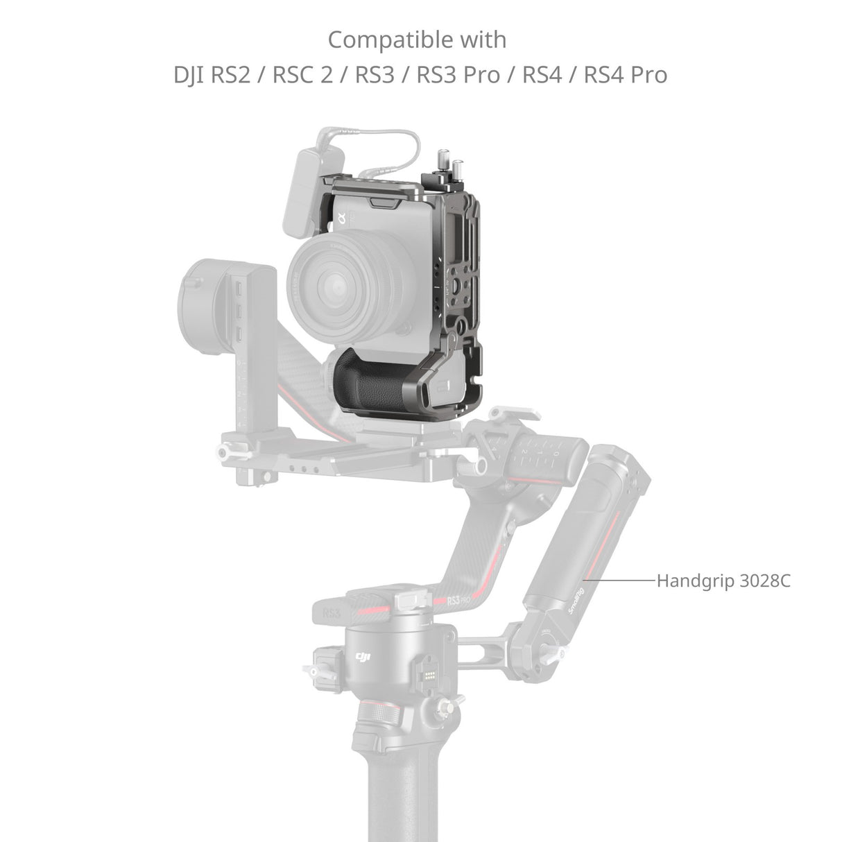 SmallRig “HawkLock” Quick Release Cage Kit with Silicone Handle for Sony Alpha 7C II / 7CR