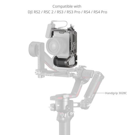 SmallRig “HawkLock” Quick Release Cage Kit with Silicone Handle for Sony Alpha 7C II / 7CR