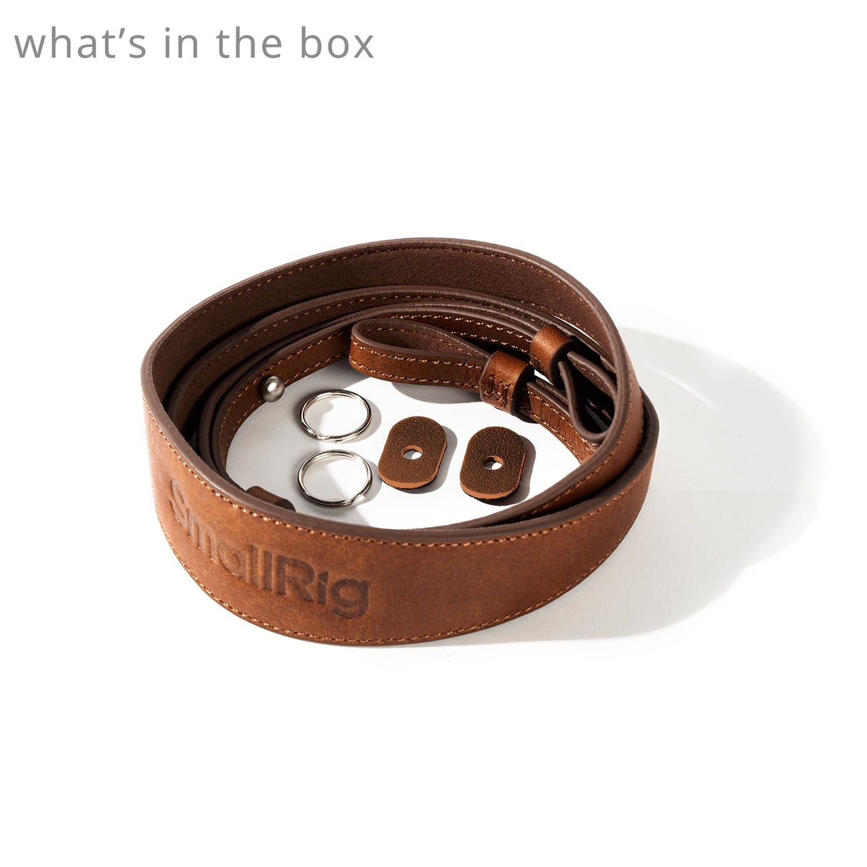 SmallRig Universal Leather Camera Shoulder Strap (Brown)