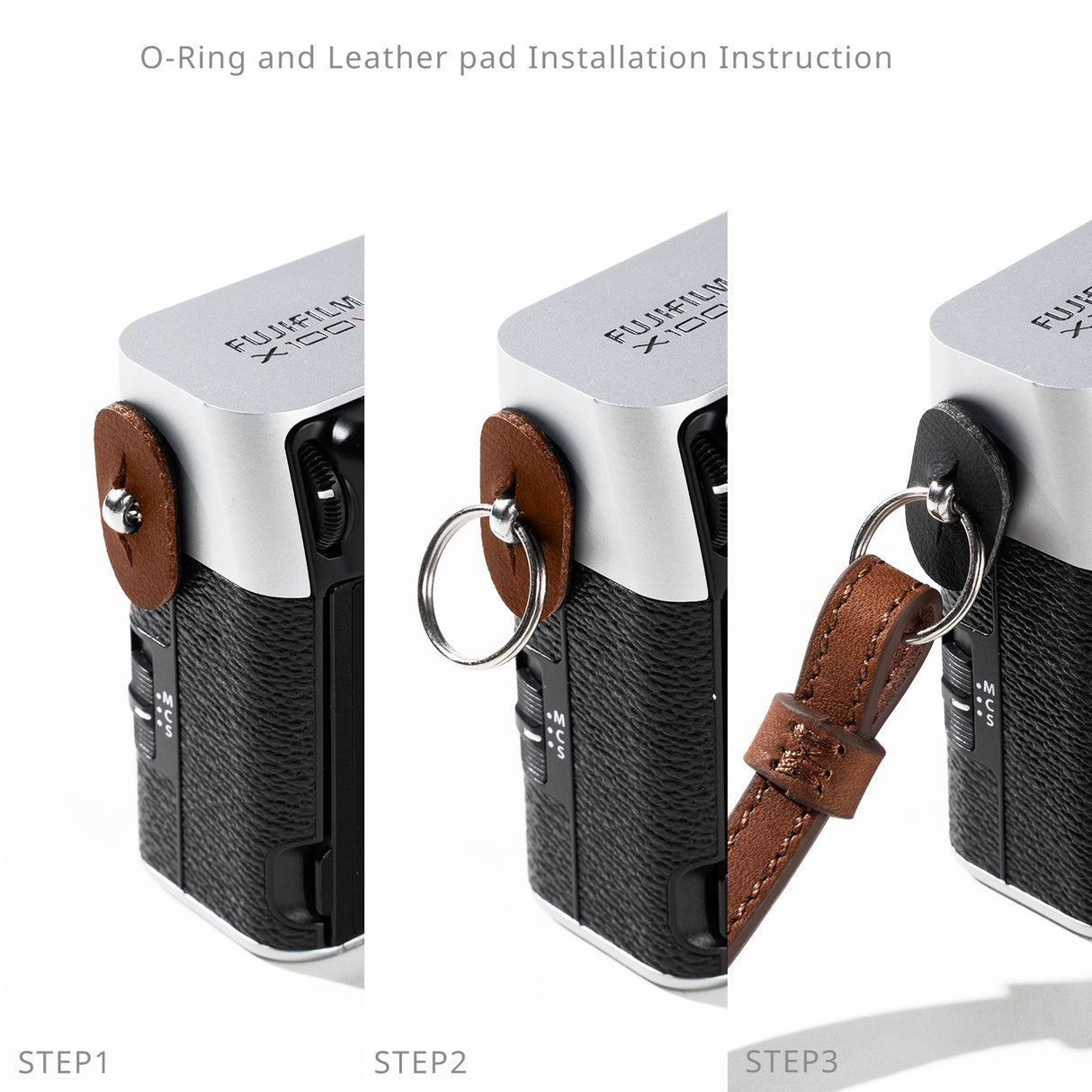 SmallRig Universal Leather Camera Shoulder Strap (Brown)