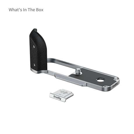 SmallRig L-Shaped Mount Plate with Silicone Handle for FUJIFILM X half (Silver)