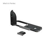 SmallRig L-Shaped Mount Plate with Silicone Handle for FUJIFILM X half (Charcoal Silver)