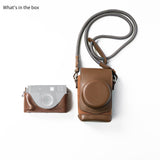 SmallRig Leather Case Kit for FUJIFILM X half (Brown)