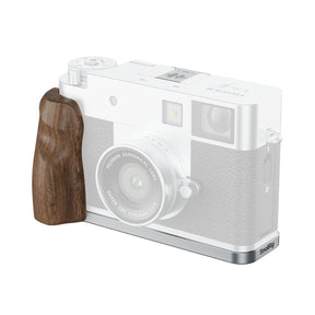 SmallRig L-Shaped Mount Plate with Wooden Handle for FUJIFILM X half (Silver)