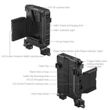 SmallRig V-Mount Battery Mount Plate Kit for 15mm LWS Rods 5226