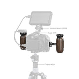 SmallRig Wooden Side Handle with 1/4"-20 Screws 5237