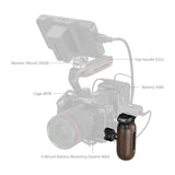 SmallRig Wooden Side Handle with 1/4"-20 & 3/8''-16 ARRI Locating Screws 5238