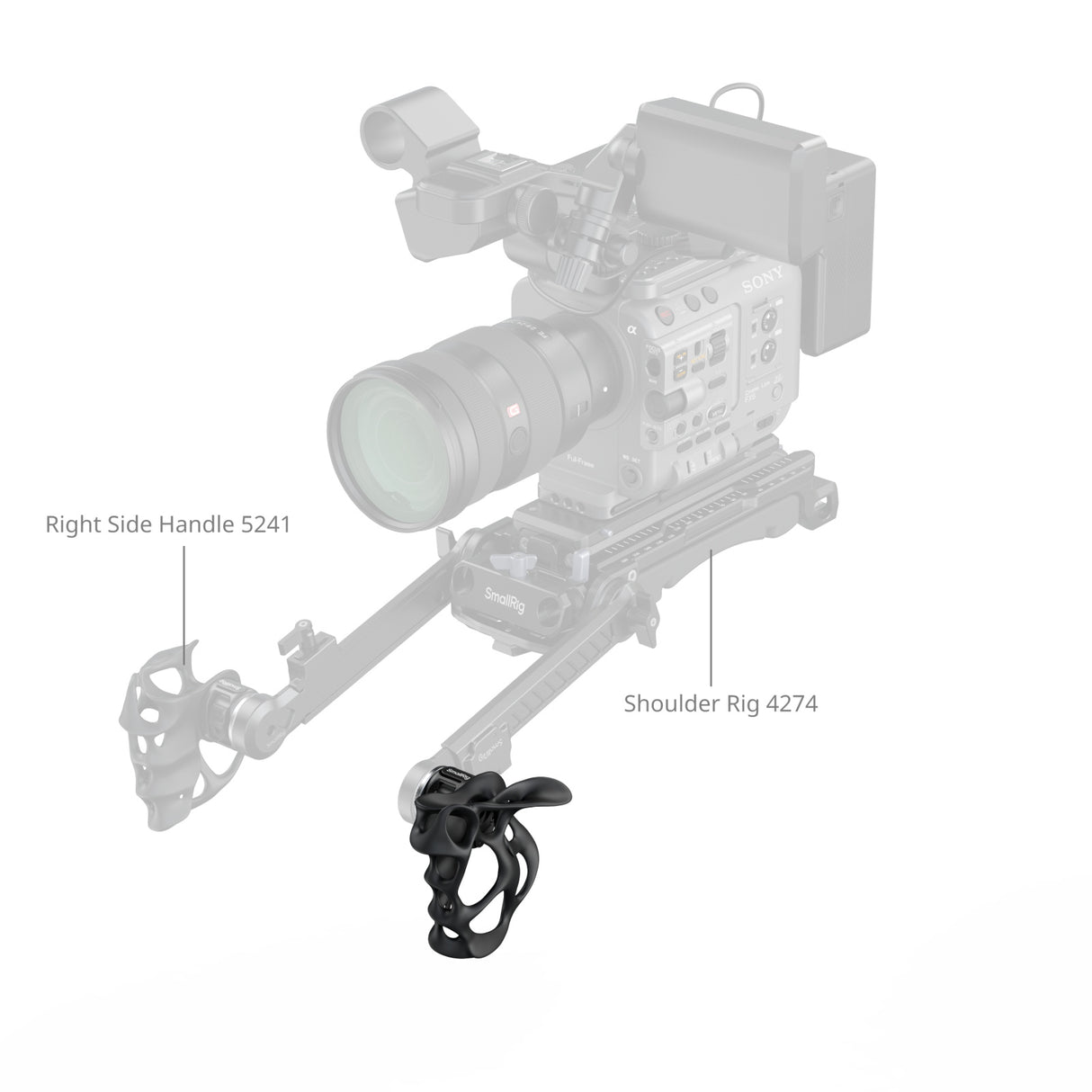 SmallRig "ImageGrip" Series Liquid Handle with ARRI Rosette (Left Side)