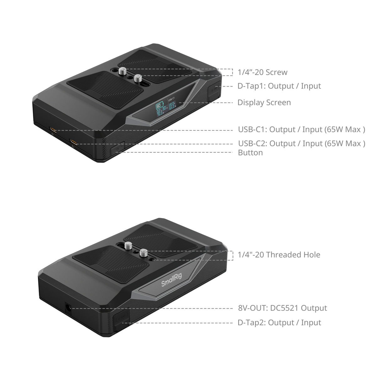 SmallRig CB75 Camera Base Battery Kit